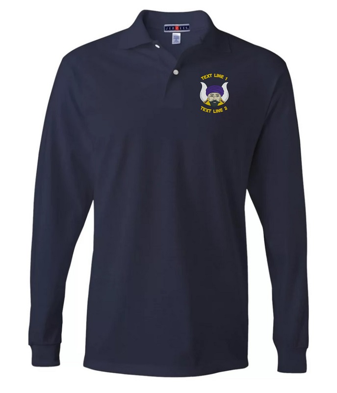 Grotto Past Monarch L/S Polo (image for) Grotto Past Monarch L/S Polo